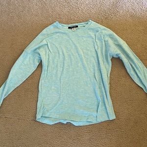 Teal sweatshirt tee